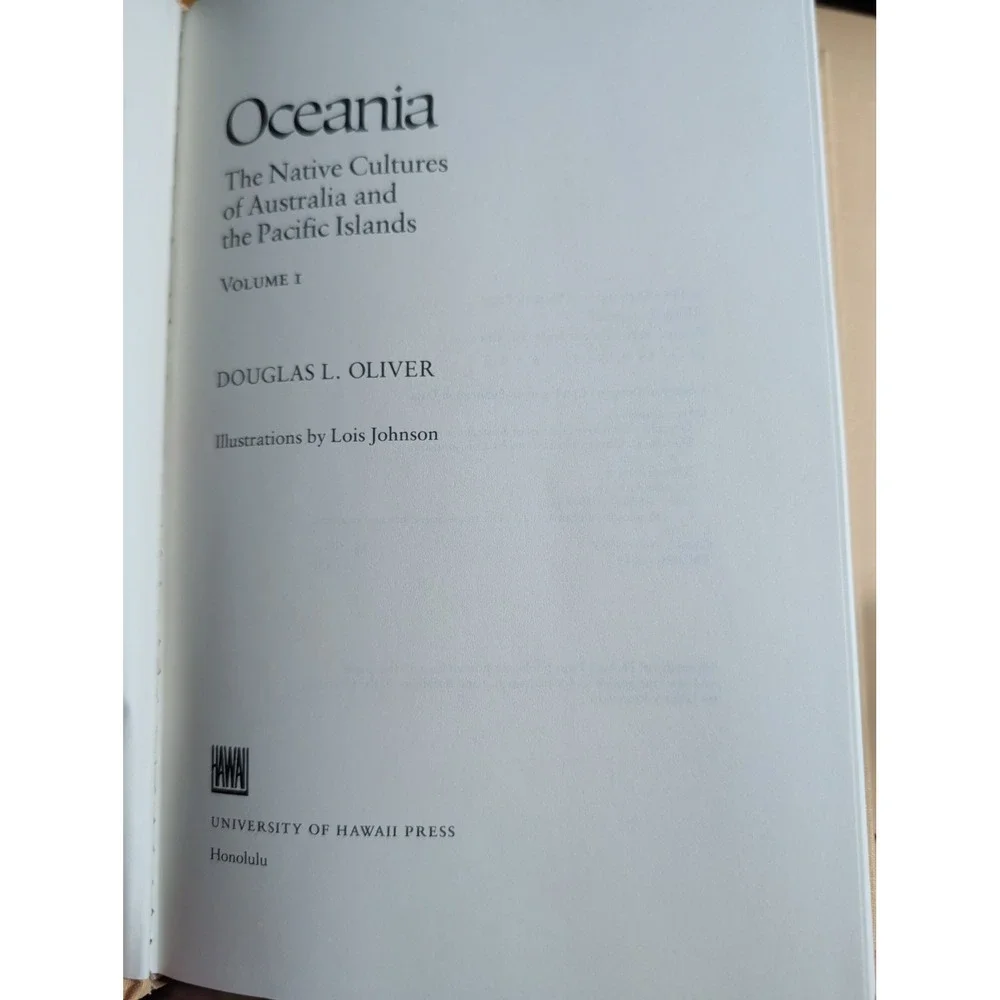Oceania The Native Cultures Of Australia & Pacific Islands  2 Volume Set